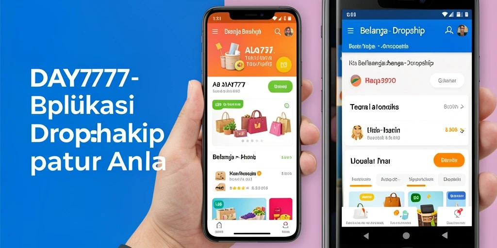 Antarmuka aplikasi DAY777 yang sederhana dan mudah digunakan.