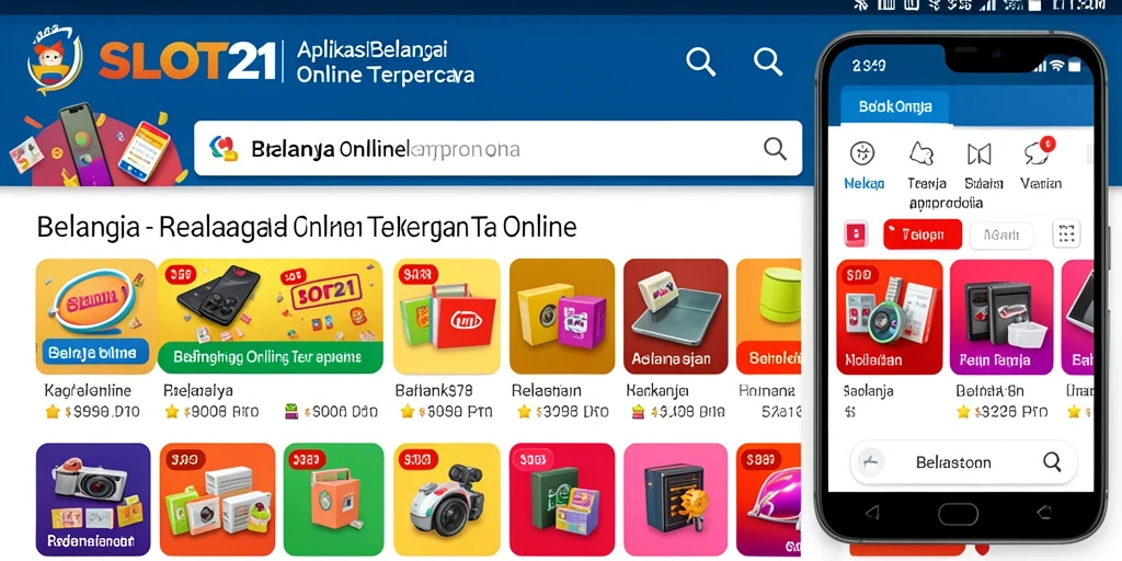 Antarmuka SLOT21 yang menarik dan user-friendly untuk Belanja Online.